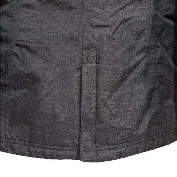 Women's North Face Hyvent Hooded Winter Jacket Charcoal Gray Size Small - Picture 9 of 11